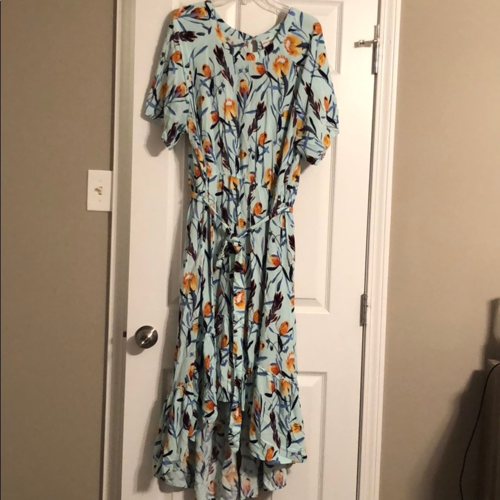 High-low maxi dress